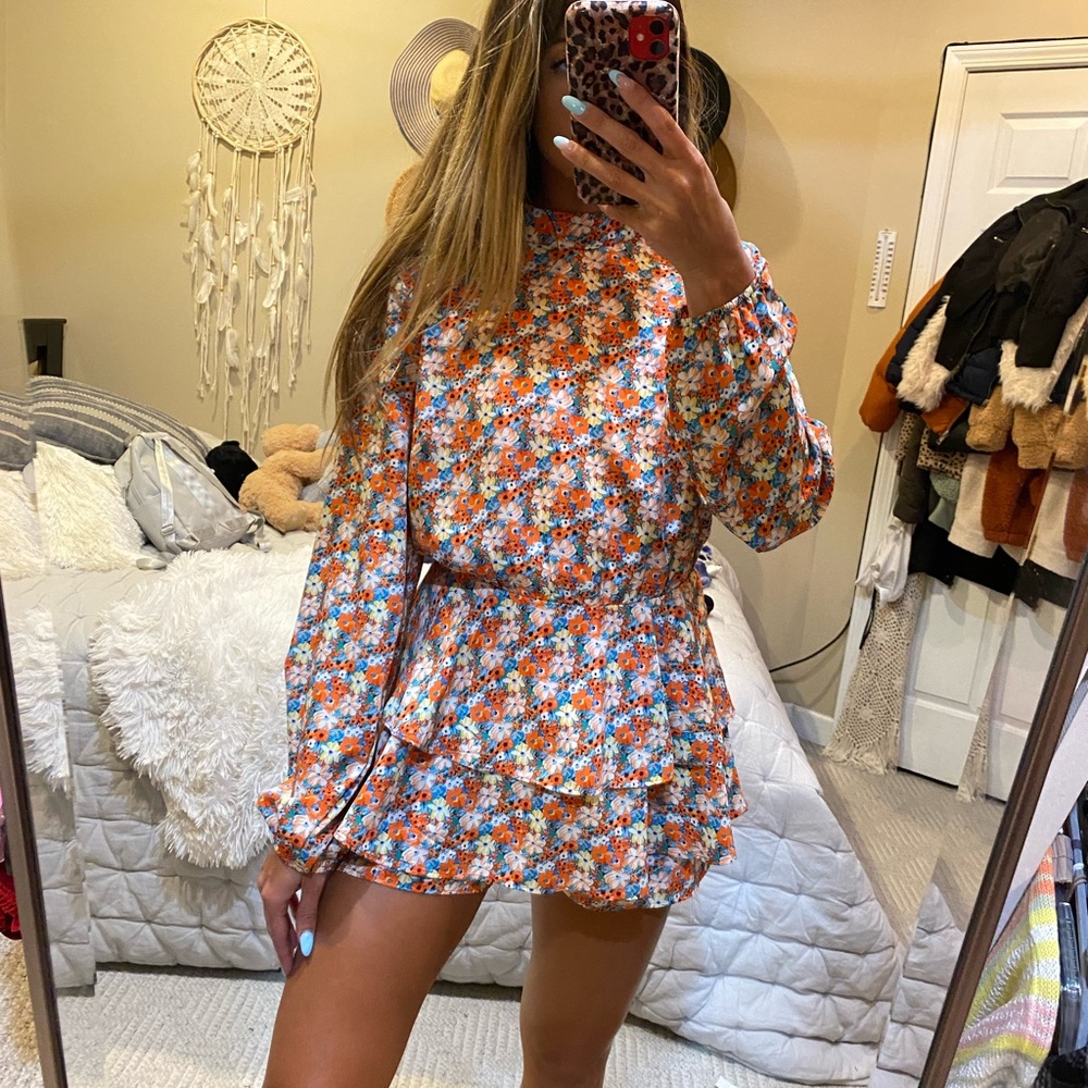 Vici floral romper